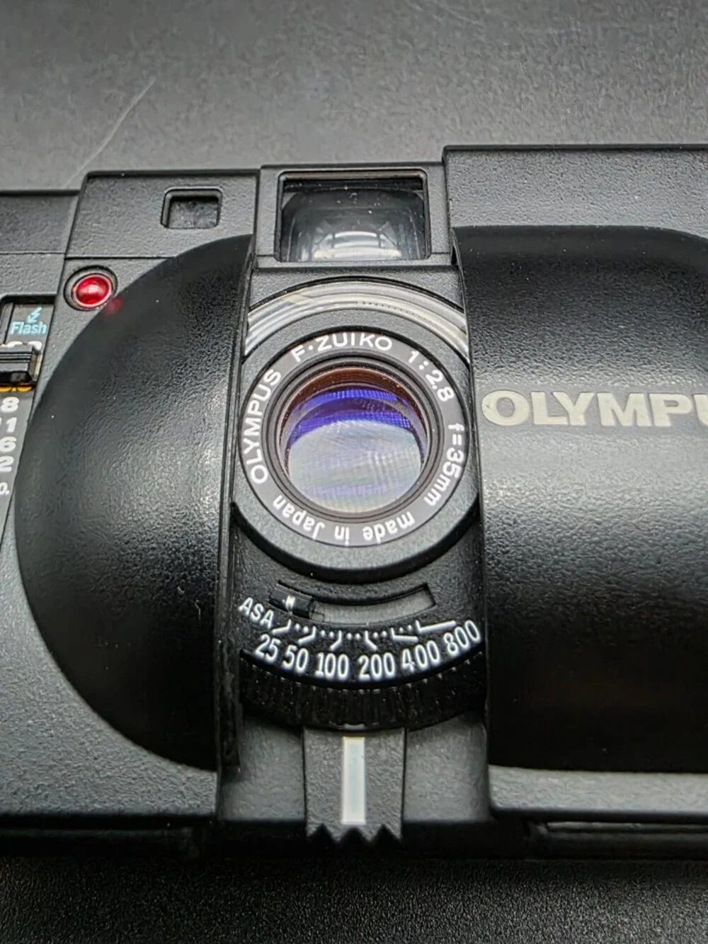 Olympus XA Black Rangefinder Film Camera w/ A11 From JAPAN case manual